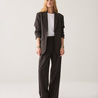Summum  blauw krijtstreep blazer