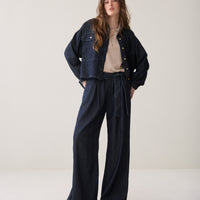 Summum Denim Kimono Overshirt
