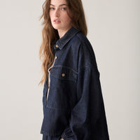 Summum Denim Kimono Overshirt