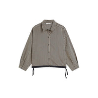 Summum Gestreepte Blouse – Donkerblauw/Ecru