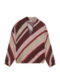 Summum Blouse met Diagonale Strepen