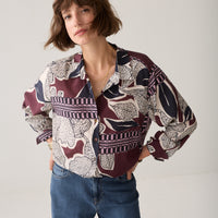 Summum blouse met artistieke print