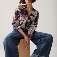 Summum blouse met artistieke print