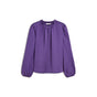 Summum paarse glans blouse
