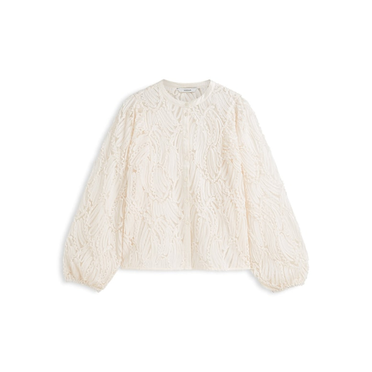 Summum Ivory 3D kanten blouse