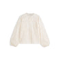 Summum Ivory 3D kanten blouse