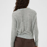 Saint Tropez Gebreid Vest – Lichtgrijs