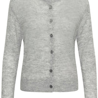 Saint Tropez Gebreid Vest – Lichtgrijs