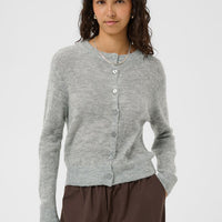 Saint Tropez Gebreid Vest – Lichtgrijs