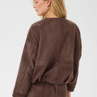 Saint Tropez Suèdelook Jasje – Bruin
