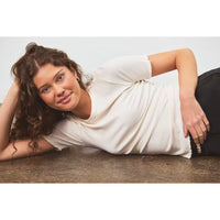 Saint Tropez Rib Top – Crème