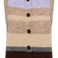 Saint Tropez Gebreid Vest – Colorblock