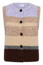 Saint Tropez Gebreid Vest – Colorblock