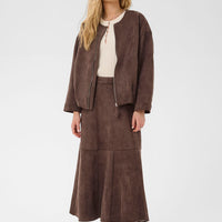 Saint Tropez Suèdelook Jasje – Bruin
