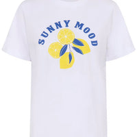Saint Tropez T-shirt Sunny Mood – Wit