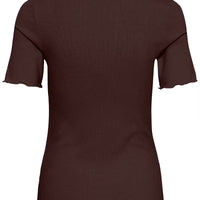 Saint Tropez Rib Top – Bruin