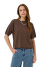 Saint Tropez Gebreide Top – Bruin