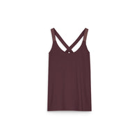 Summum bordeaux top met kruisband
