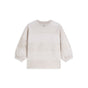 Summum ivory sweater met streepdetails