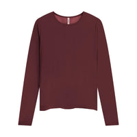 Summum Longsleeve Top – Bordeaux