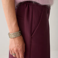 Summum bordeaux pantalon met wijde pijpen