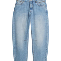 Summum middelblauwe barrel jeans