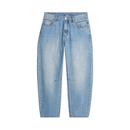 Summum middelblauwe barrel jeans