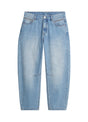 Summum middelblauwe barrel jeans