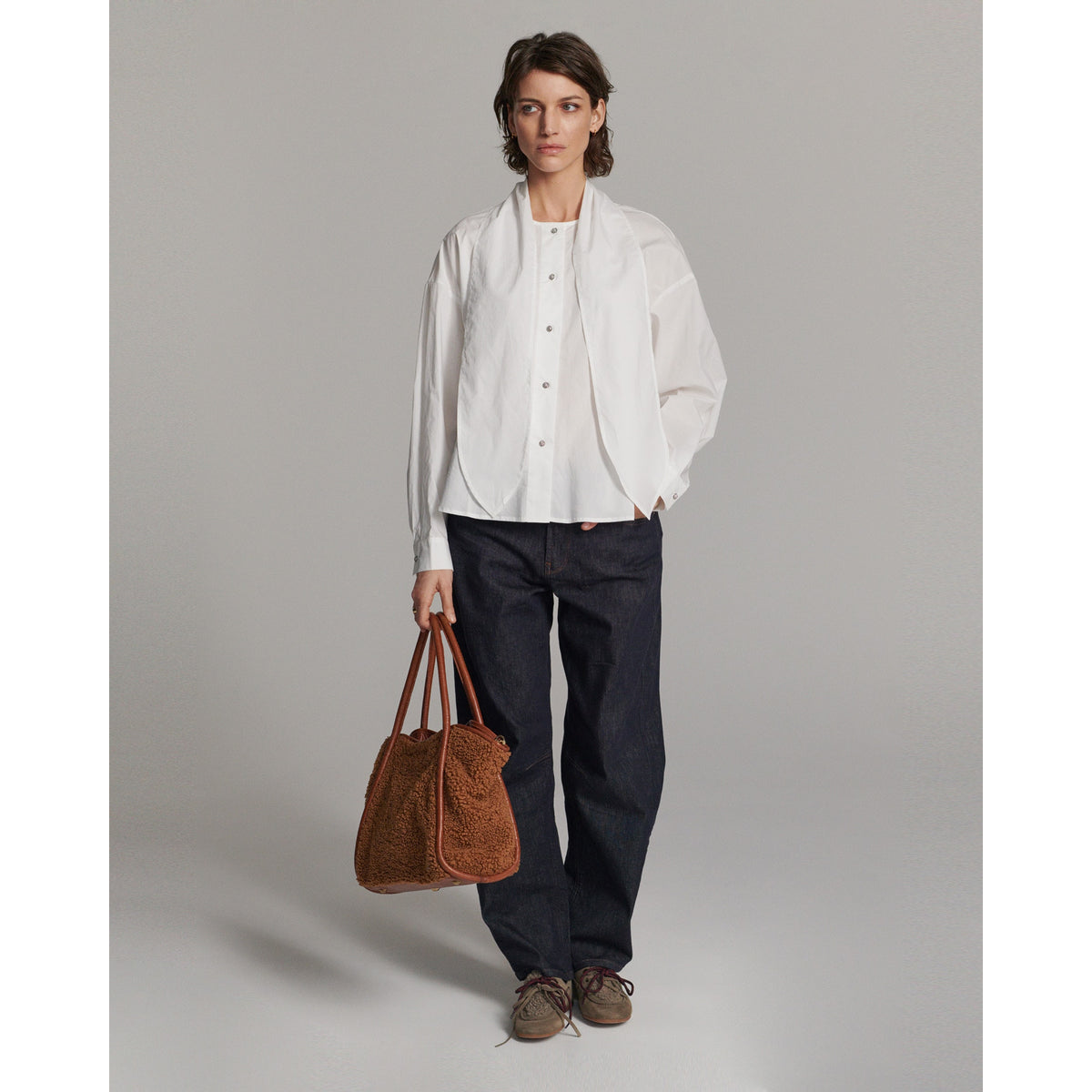 Summum dark denim barrel jeans