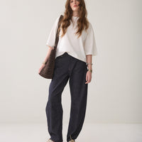 Summum dark denim barrel jeans