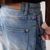 Summum Wide Leg Jeans – Light Blue Denim