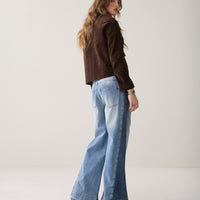 Summum Wide Leg Jeans – Light Blue Denim