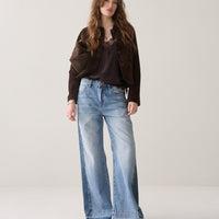 Summum Wide Leg Jeans – Light Blue Denim