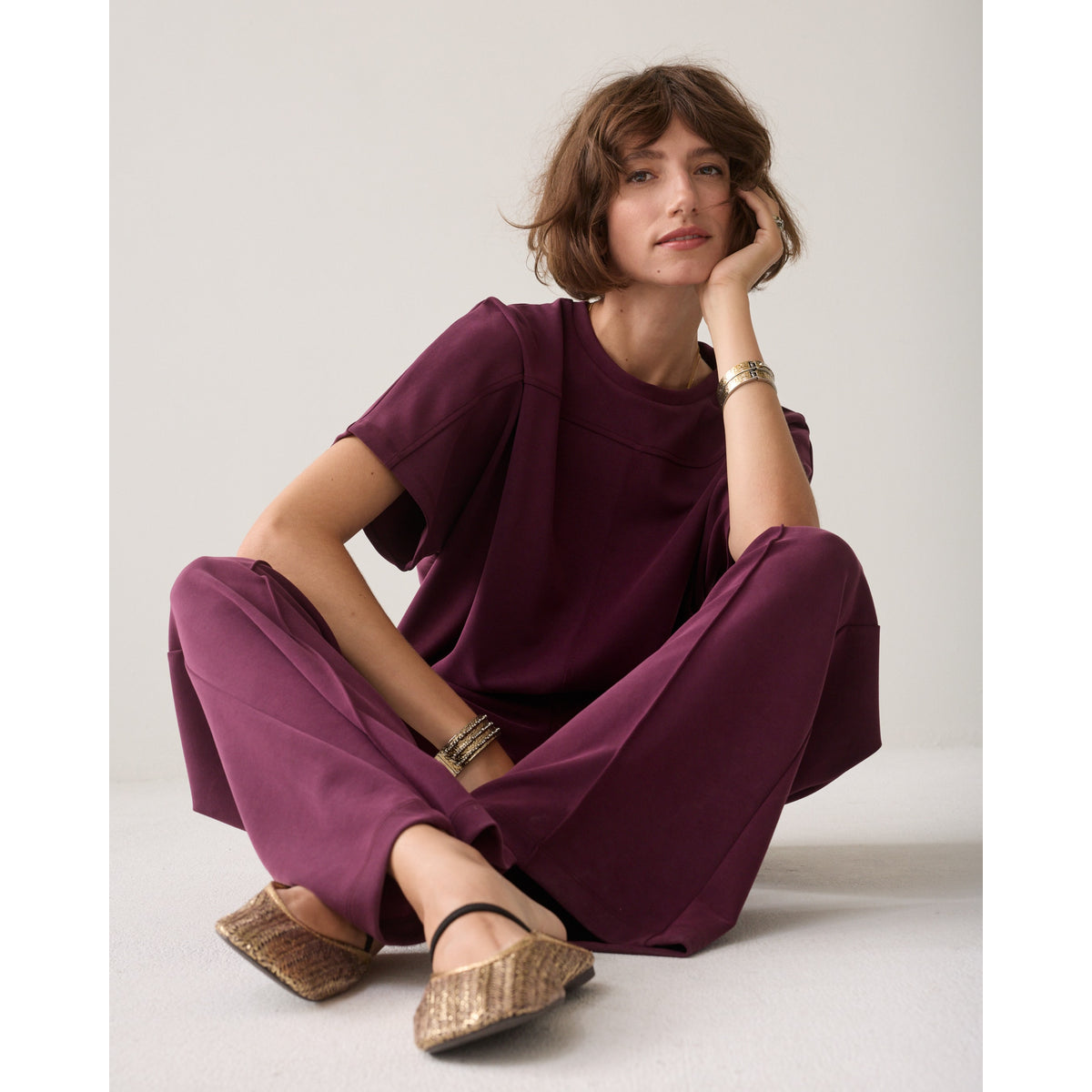 Summum Jersey Pantalon – Bordeaux
