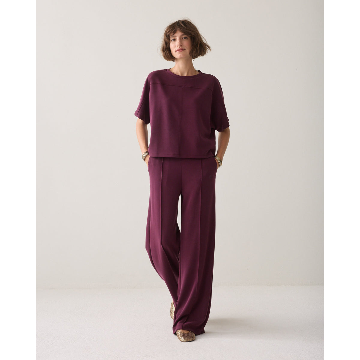 Summum Jersey Pantalon – Bordeaux