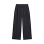 Summum Wide Leg Pantalon met Krijtstreep – Donkerblauw