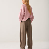 Summum  taupe tapered pantalon