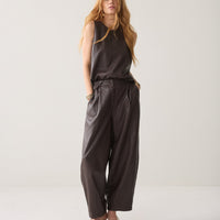 Balloon trouser Soft faux leather