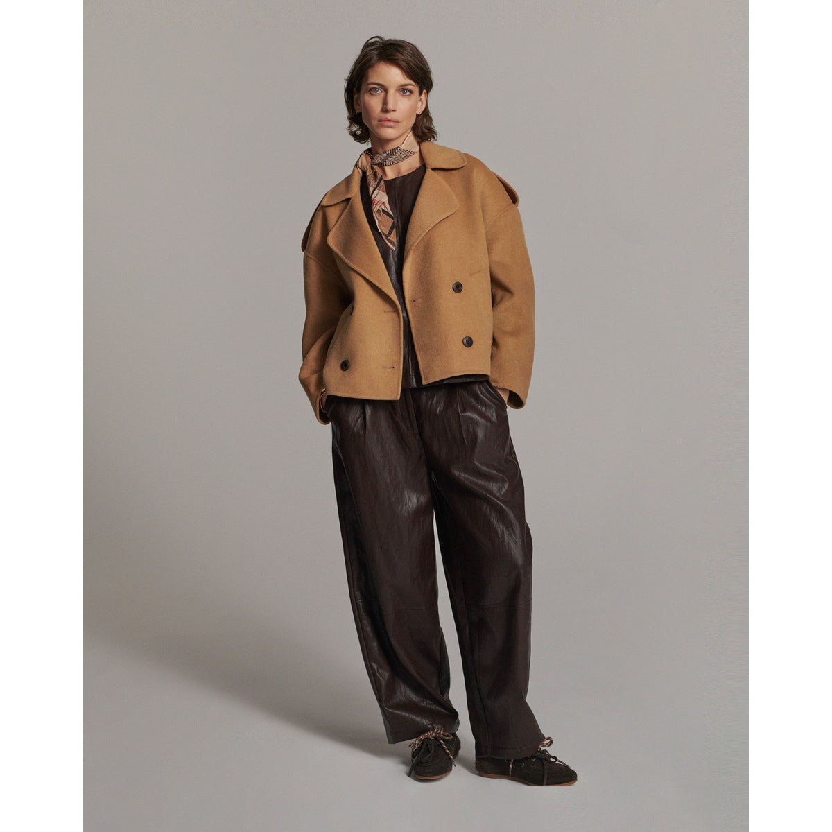 Balloon trouser Soft faux leather