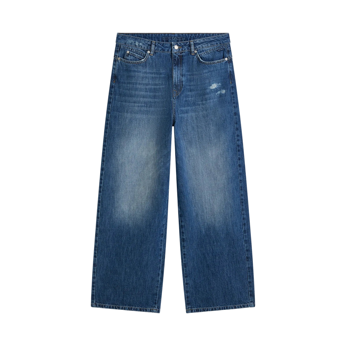 Summum middenblauwe  wijde jeans