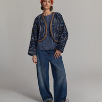 Summum middenblauwe  wijde jeans