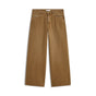 Summum cognac kleurige wide leg jeans