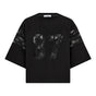 Co'Couture T-shirt met Kant – Zwart