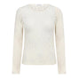 Co'Couture Kanttop – Offwhite