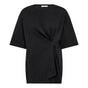Co ' Couture Top met Twistdetail – Zwart