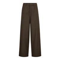 Co'Couture Wide Leg Pantalon – Donkerbruin