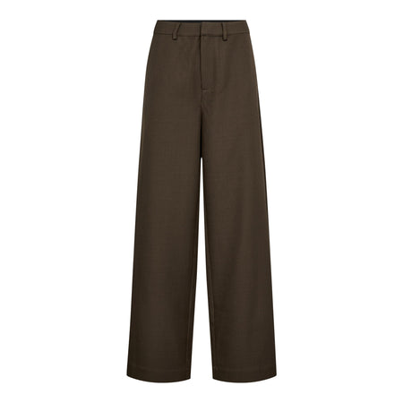 Co'Couture Wide Leg Pantalon – Donkerbruin