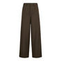 Co'Couture Wide Leg Pantalon – Donkerbruin