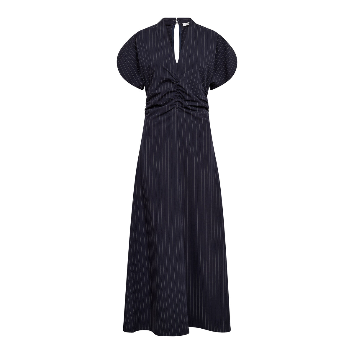 Co'Couture -Elegante maxi-jurk met krijtstreep
