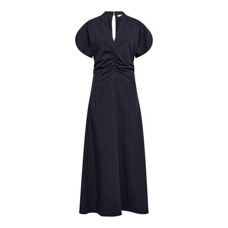 Co'Couture -Elegante maxi-jurk met krijtstreep